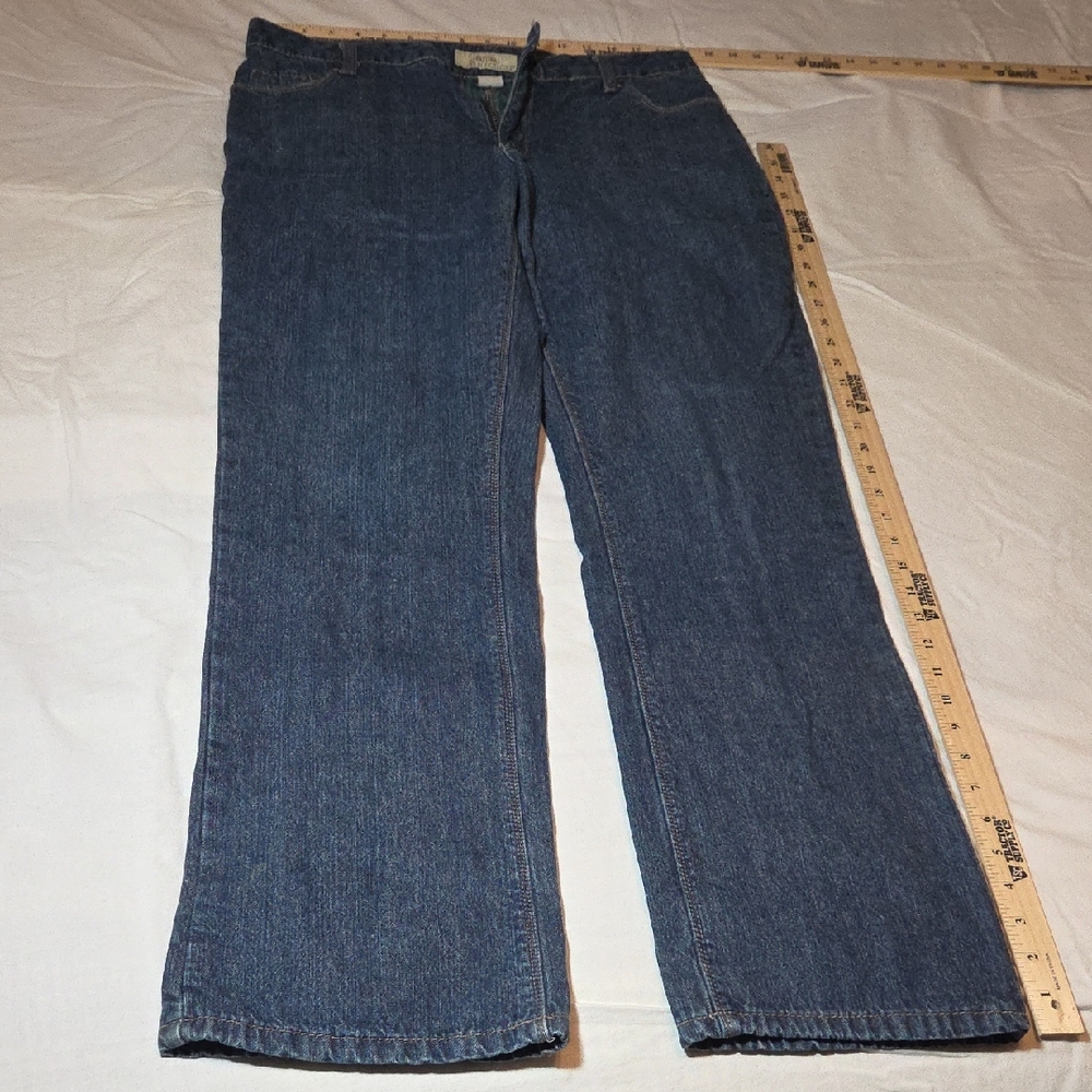 Natural Reflections Blue Straight Leg Winter Jeans